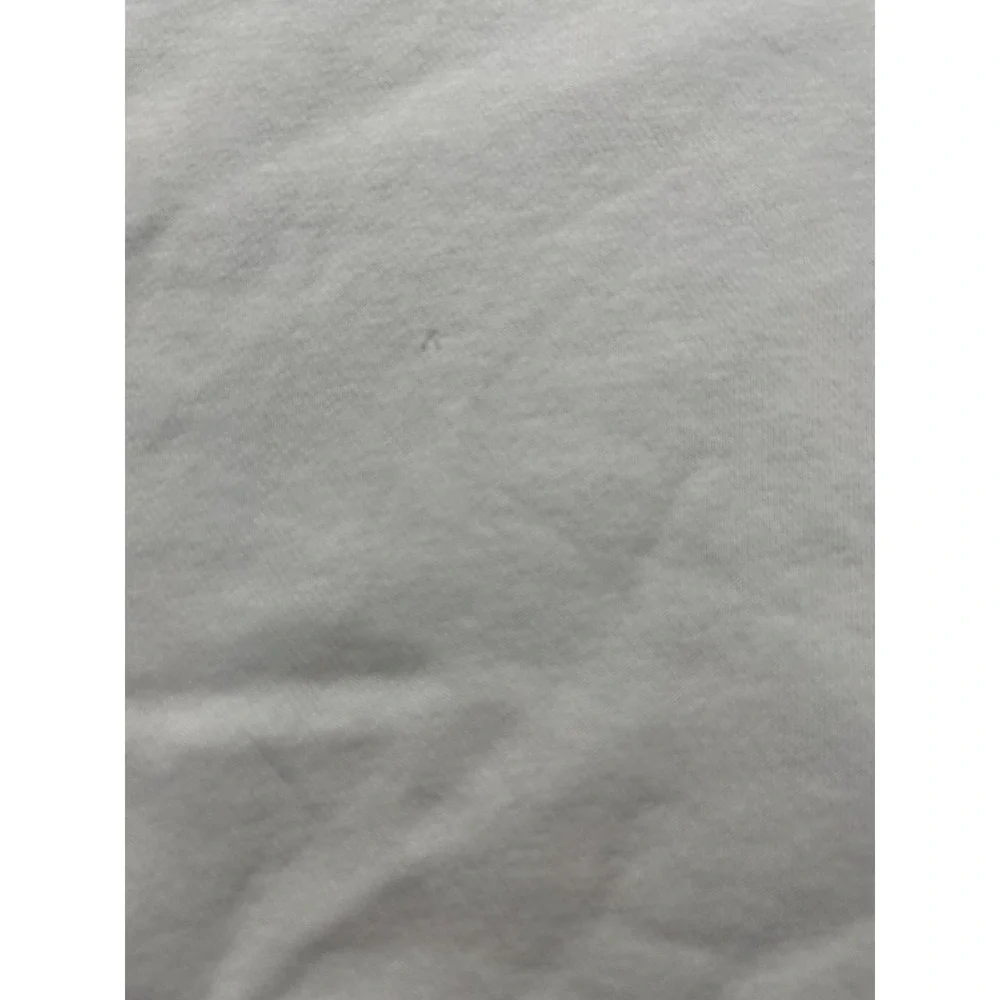 Nike Sportswear Club Crew Sweatshirt Mens Large White Embroidered Swoosh Cotton